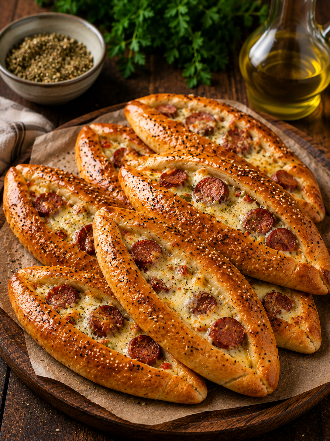 نقانق بالجبنة